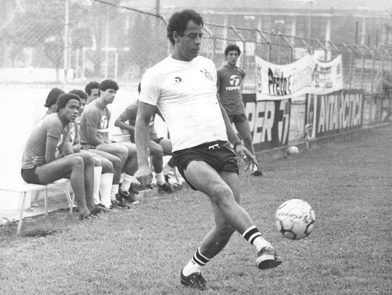 Carlos Alberto Torres na época em que era técnico do Corinthians, em 1985