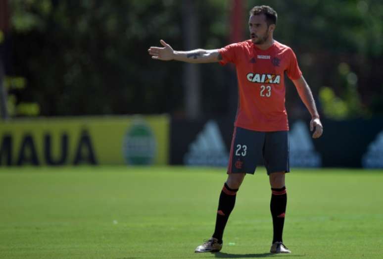 Mancuello em treino do Flamengo (foto:Pedro Martins/AGIF/Lancepress!)