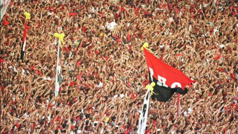 Ao todo, 3.421 ingressos foram disponibilizados para a torcida do Flamengo(Foto: Julio Cesar Guimar)