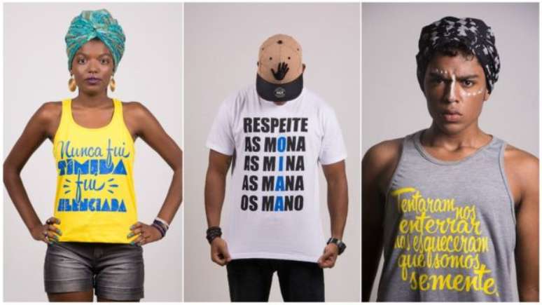 Frases e expressões de empoderamento estampam camisetas da loja virtual criada em Salvador 