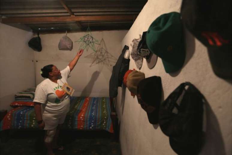 Rubiela Tejada teve que deixar sua casa na Zona 13 por causa de ameaças de morte