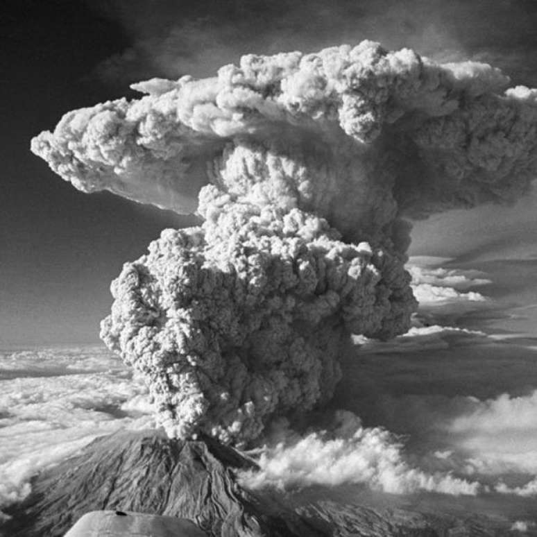 A potência da erupção de 1980 levou as cinzas a 11 Estados americanos 