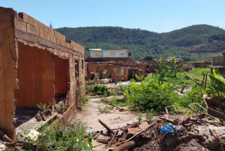 Bento Rodrigues foi um dos distritos devastados pela lama de rejeitos da mineração 