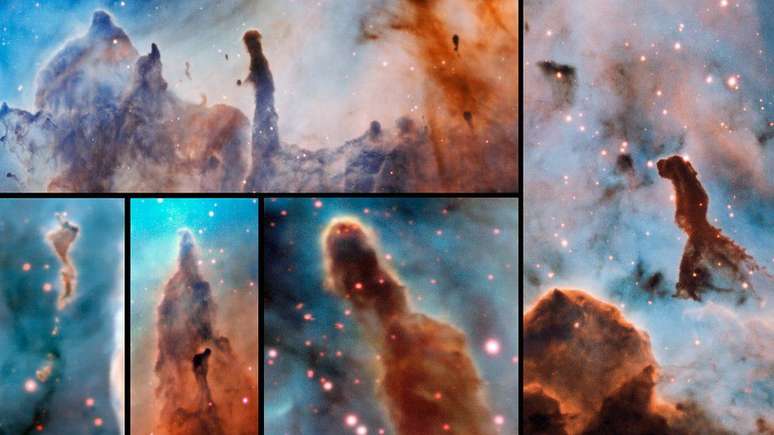 Observações foram feitas na nebulosa de Carina, centro de formação de estrelas que se encontra a aproximadamente 7.500 anos luz