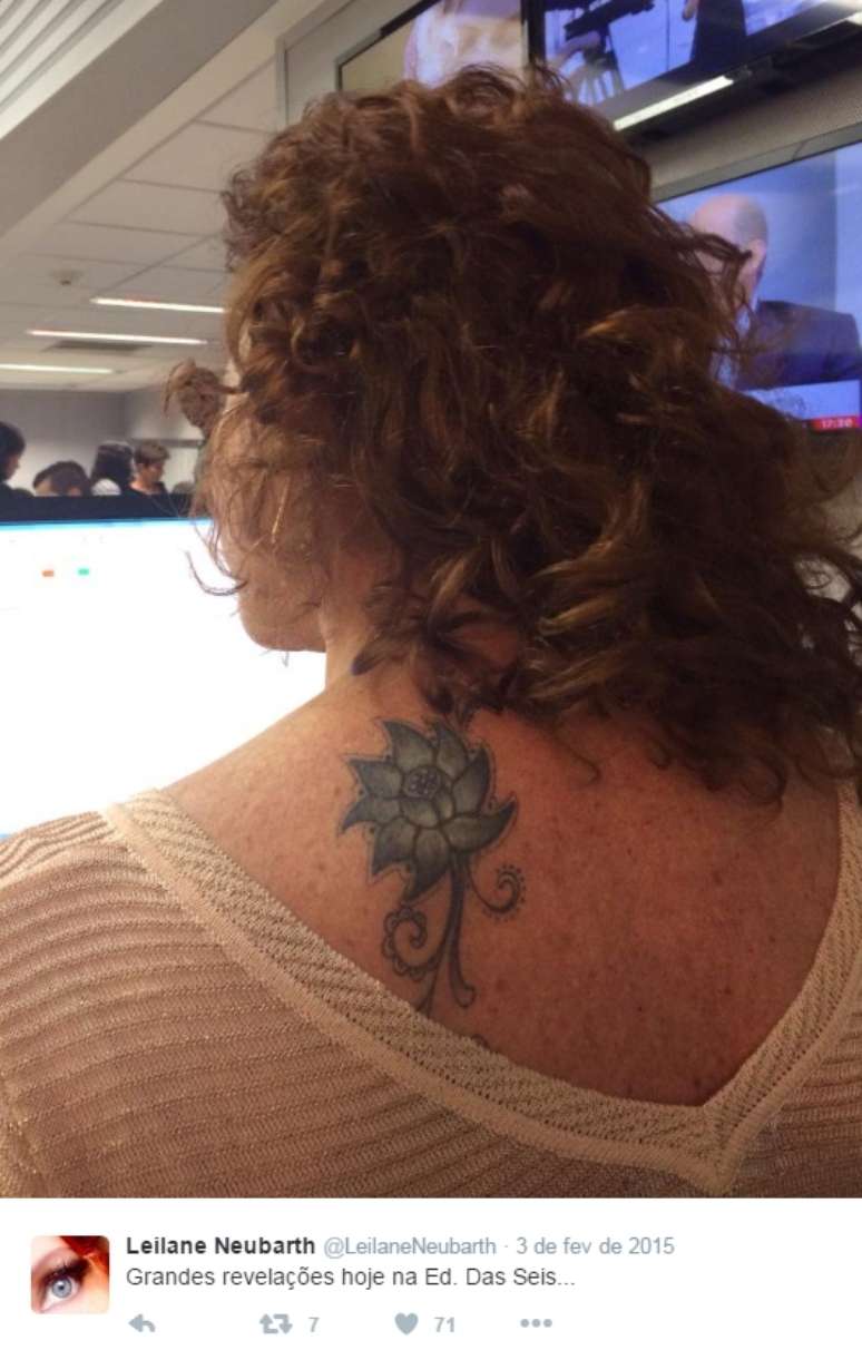 A jornalista mostra um pouquinho mais do que se v&ecirc; no v&iacute;deo (Foto: Reprodu&ccedil;&atilde;o/@leilaneneubarth)