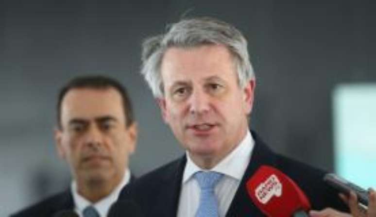  Ben van Beurden, chefe executivo da Royal Dutch Shell, fala à imprensa após reunião com o presidente Michel Temer, no Palácio do Planalto 