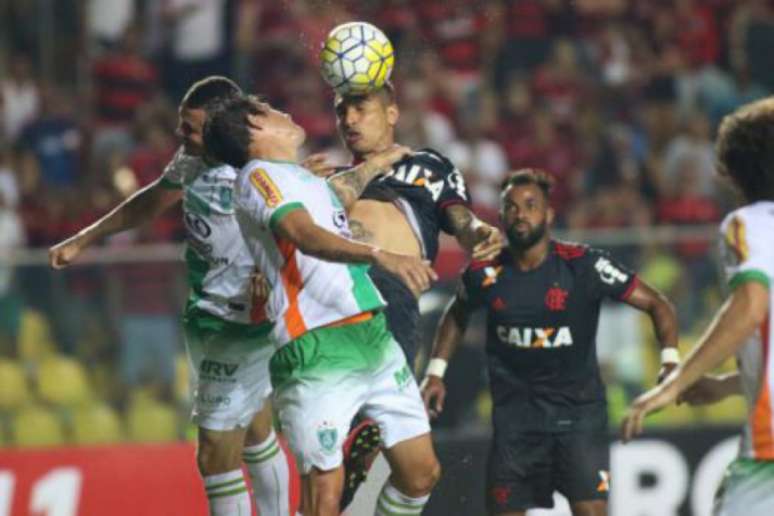 Flamengo e América-MG duelaram em Cariacica pelo Brasileiro e também pela Primeira Liga (Foto:Gilvan de Souza/Flamengo)