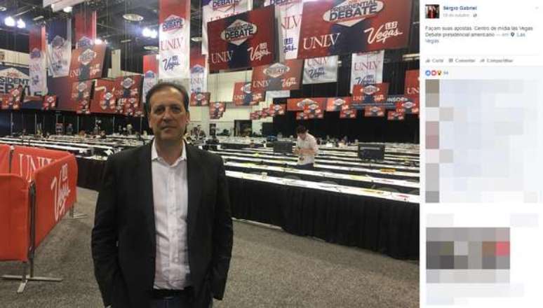 S&eacute;rgio Gabriel, rep&oacute;rter da Band (Foto: Reprodu&ccedil;&atilde;o)