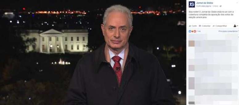 William Waack, &acirc;ncora do Jornal da Globo (Foto: Reprodu&ccedil;&atilde;o)