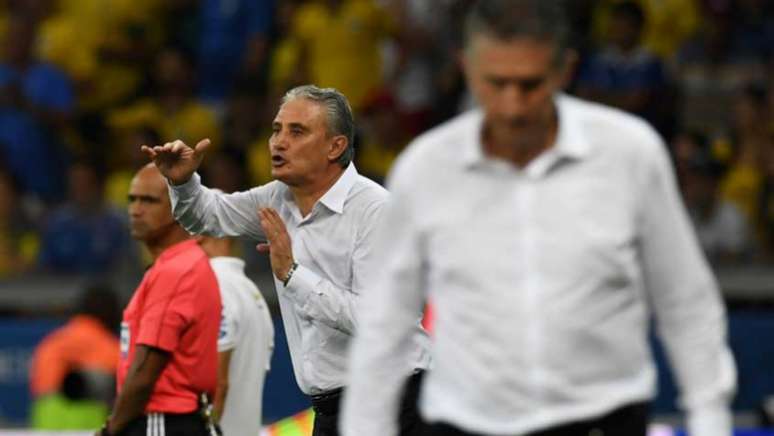 Tite conseguiu mais uma vitória no comando da Seleção Brasileira (Foto: VANDERLEI ALMEIDA/AFP)