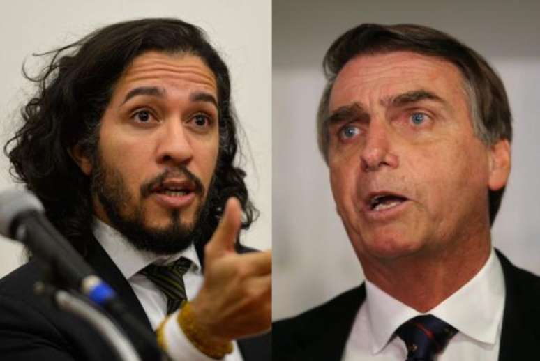 Deputados federais Jean Wyllys e Jair Bolsonaro