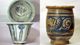 Entre as pe&ccedil;as encontradas no local est&atilde;o uma jarra e um pote em porcelana