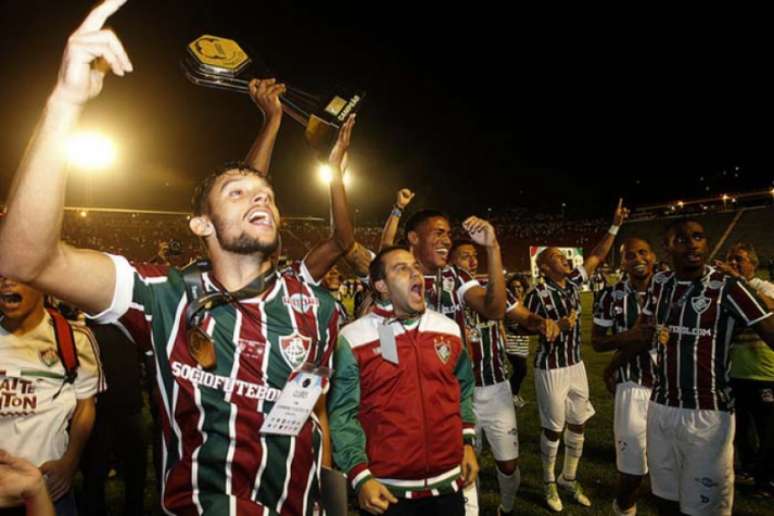 O Fluminense venceu o Atlético-PR por 1 a 0 e se sagrou campeão da Primeira Liga 2016 (foto: Nelson Perez)