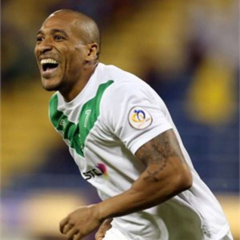 Victor Simões comemora gol pelo Al-Gharrafa, do Catar (Reprodução:Site da FIFA)