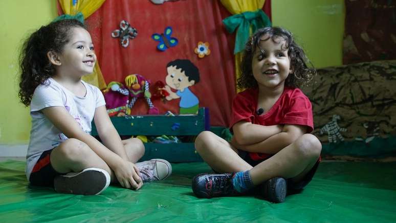 Crian&ccedil;as aprendem t&eacute;cnicas de respira&ccedil;&atilde;o na creche