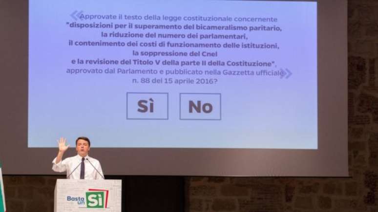 Itália vota no domingo maior reforma constitucional desde 2ª Guerra Mundial 