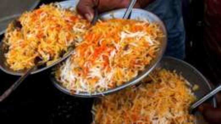 O biryani &eacute; um prato que une as pessoas