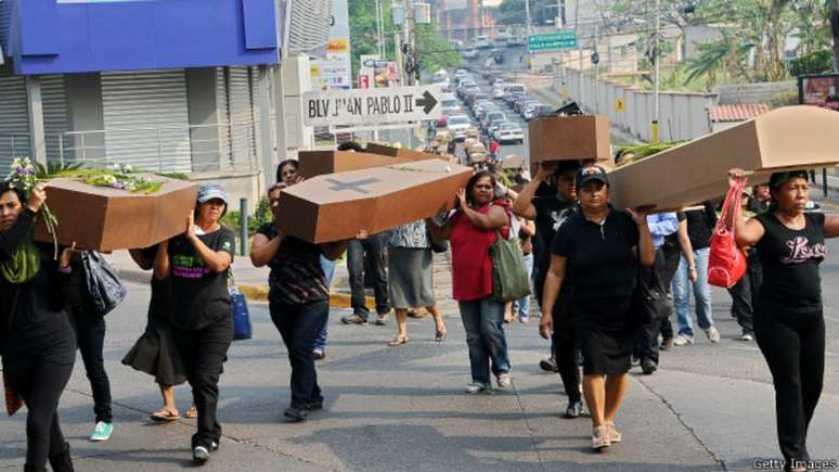 Entre janeiro e dezembro de 2014, Honduras registrou una taxa de femincídios de 11,9 por cada 100 mil, de acordo com a Universidade Nacional Autônoma de Honduras.