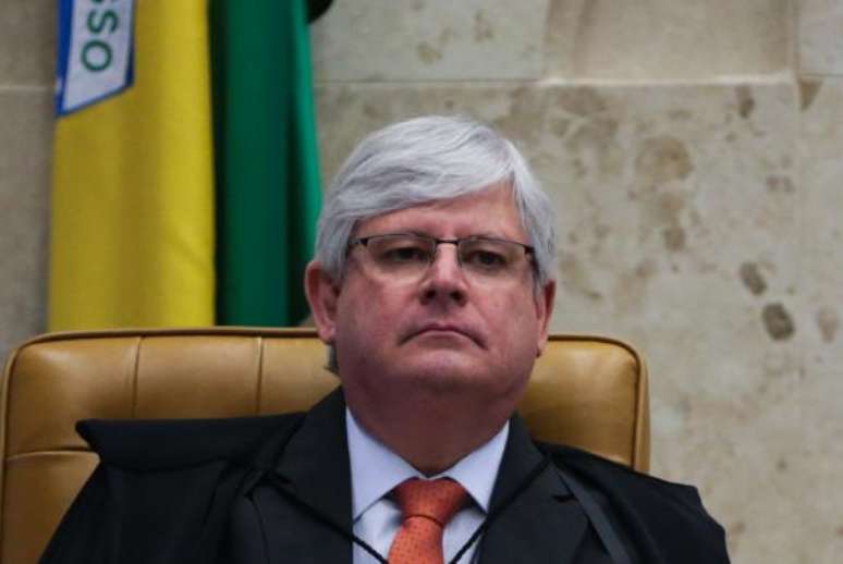 O Procurador Geral da República, Rodrigo Janot durante sessão plenária, para julgar em definitivo a liminar que afastou o presidente do Senado, Renan Calheiros 
