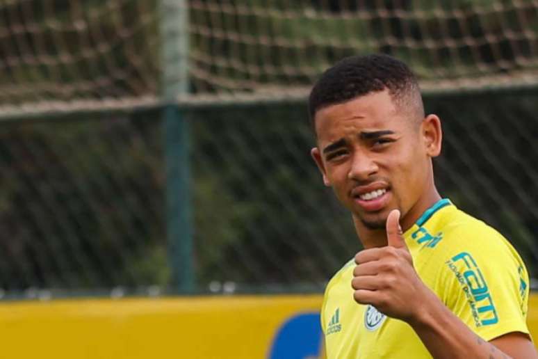 Gabriel Jesus já recebeu férias e não joga mais pelo Palmeiras (Foto: Jales Valquer/Fotoarena)