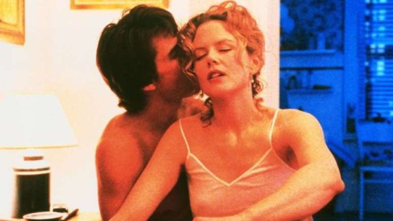 Tom Cruise e Nicole Kidman eram marido e mulher quando estrelaram "De Olhos Bem Fechados", famoso pela cena de orgia.