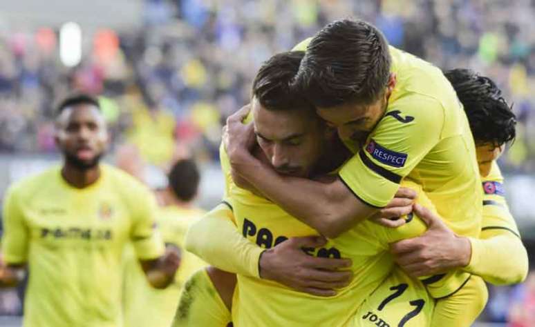Sansone fez o primeiro gol do Villarreal nesta quinta-feira (Foto: Jose Jordan / AFP)