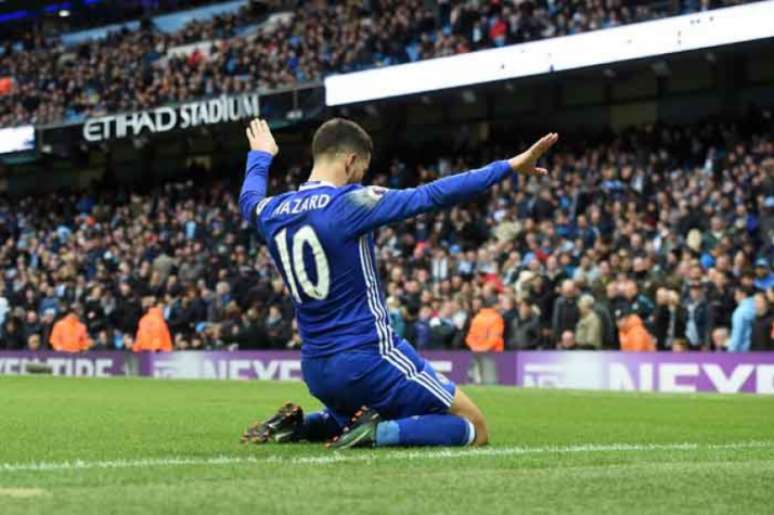 Hazard é um dos principais nomes do Chelsea na temporada (Foto: PAUL ELLIS/AFP/Lancepress!)