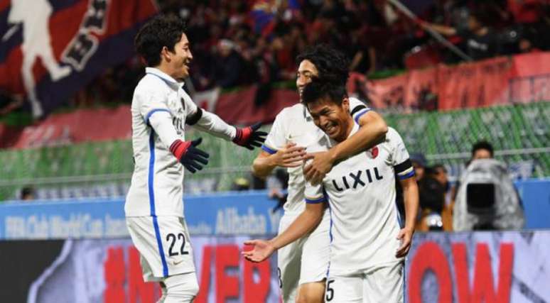 Kashima venceu a segunda partida no Mundial (Foto: Reprodução / Twitter Fifa)