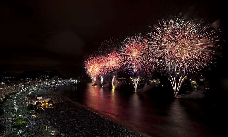 Copacabana tem uma das festas de Réveillon mais conhecidas do mundo