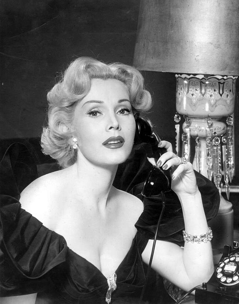 Zsa Zsa Gabor em foto de 1950