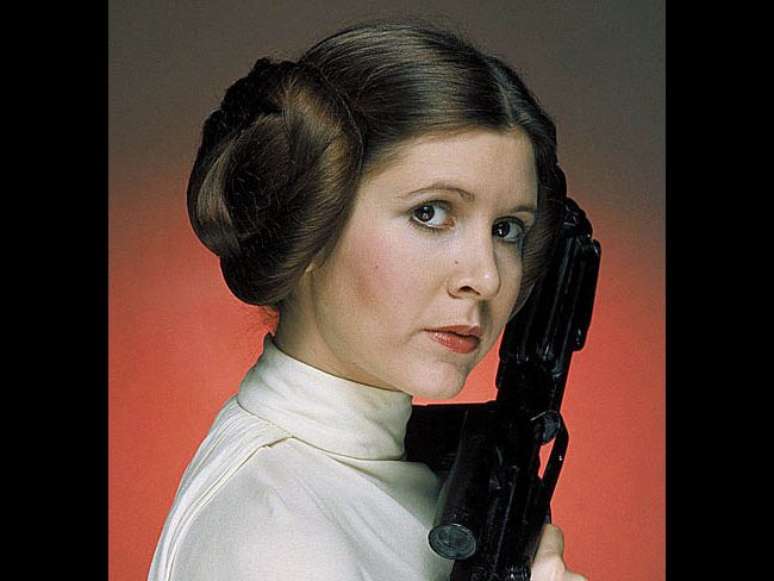 Carrie Fisher viveu a icônica personagem princesa Leia na trilogia 'Star Wars'