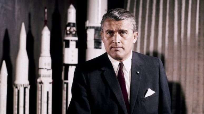 Wernher von Braun, um dos criadores do programa espacial dos EUA