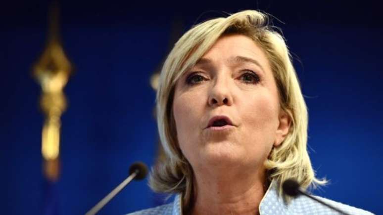 Marine Le Pen, líder da Frente Nacional, é representante da extrema direita na França