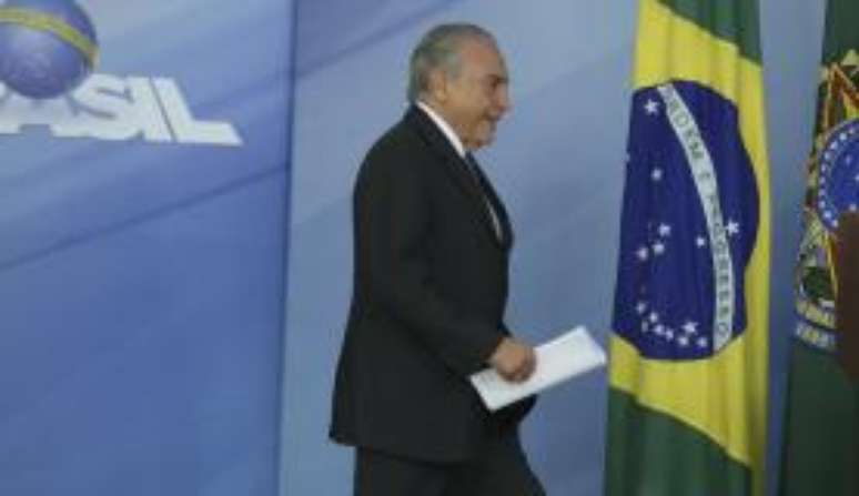 O presidente Michel Temer faz balanço das ações do governo