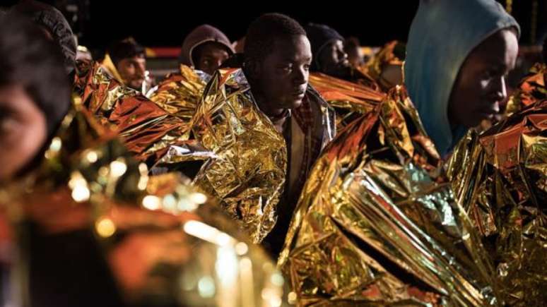 A maioria dos migrantes que chega à Itália é proveniente de países africanos 