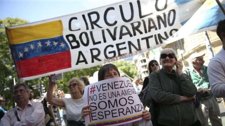 A aproximação com ouros blocos só começa a ser possível devido à suspensão da Venezuela, segundo chanceler argentina. 