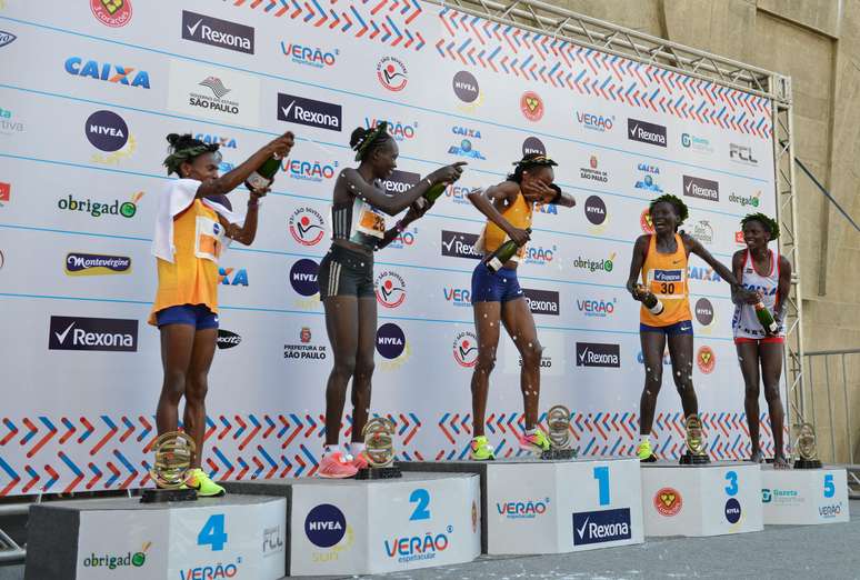 Africanas dominam p&oacute;dio da 92&ordf; S&atilde;o Silvestre