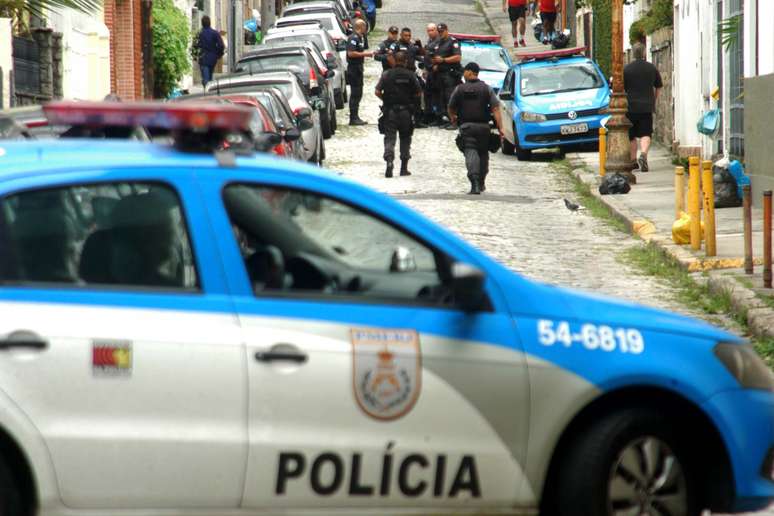 Policiais militares no Rio de Janeiro