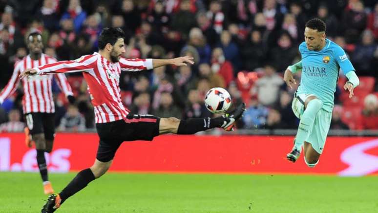 O Bilbao venceu o Barcelona por 2 a 1 (Foto: ANDER GILLENEA/AFP)