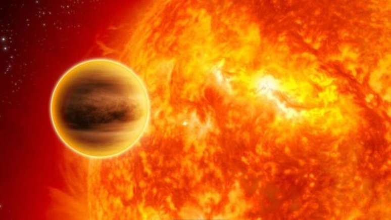 O 51 Peg b foi o primeiro exoplaneta descoberto na órbita de uma estrela 