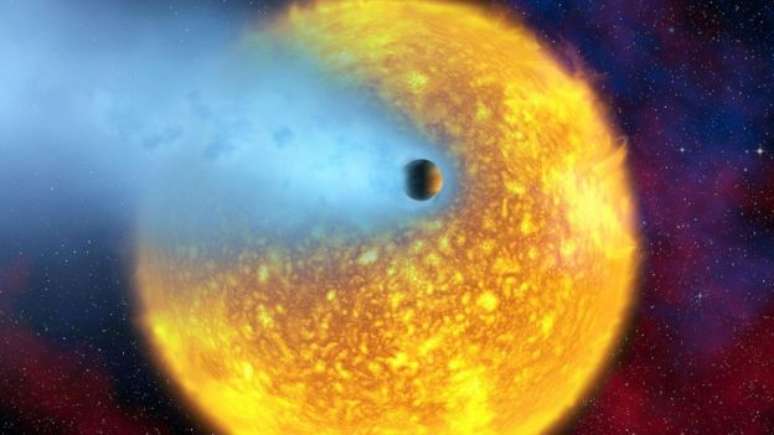 O HD 209458 b, ou &#039;Osiris&#039;, foi o primeiro exoplaneta observado passando em frente à sua estrela