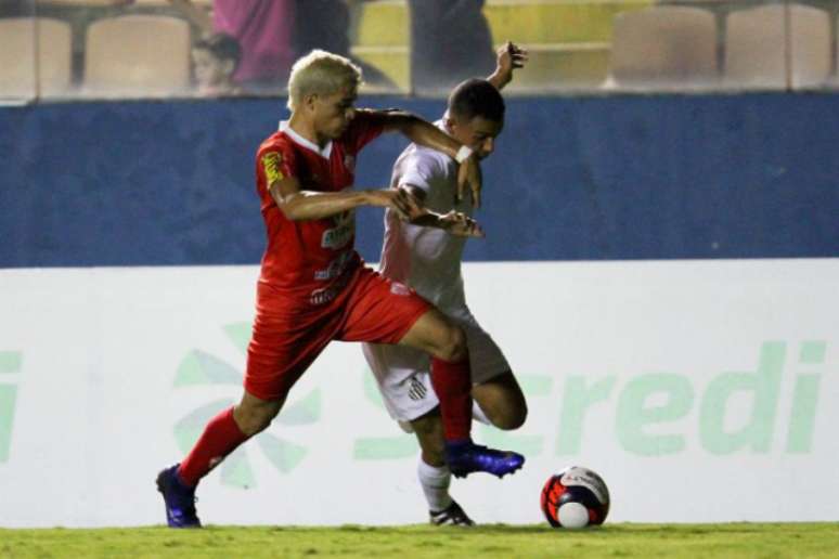 Santos e Rio Branco empataram em 1 a 1 pela Copinha (Foto: Ricardo Moreira/Fotoarena/Lancepress!)