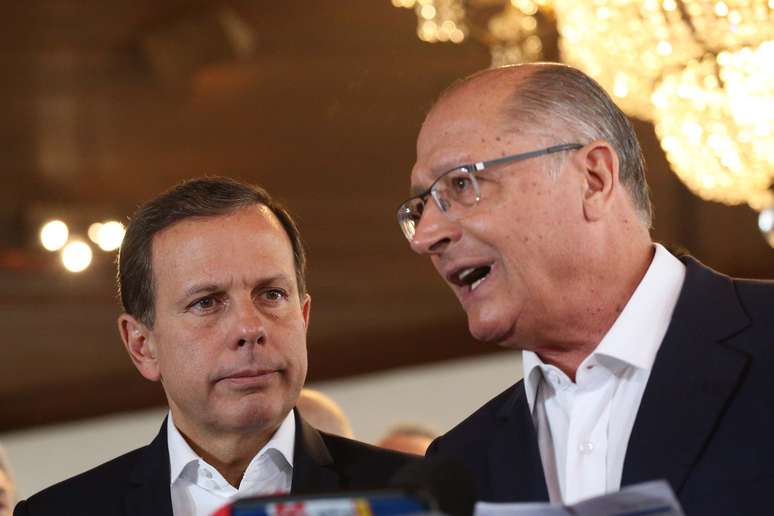 O prefeito João Doria e o governador Geraldo Alckmin 