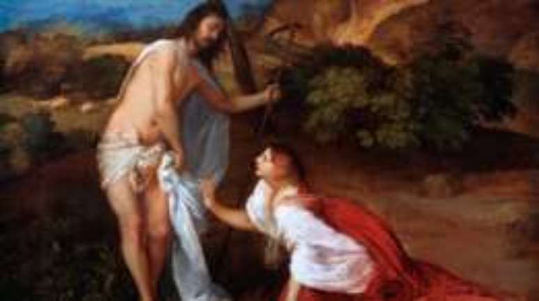Cena do Evangelho segundo João ─ na qual Jesus chama Maria Madalena, que está de luto, e ela tenta tocá-lo ─ inspirou muitos artistas