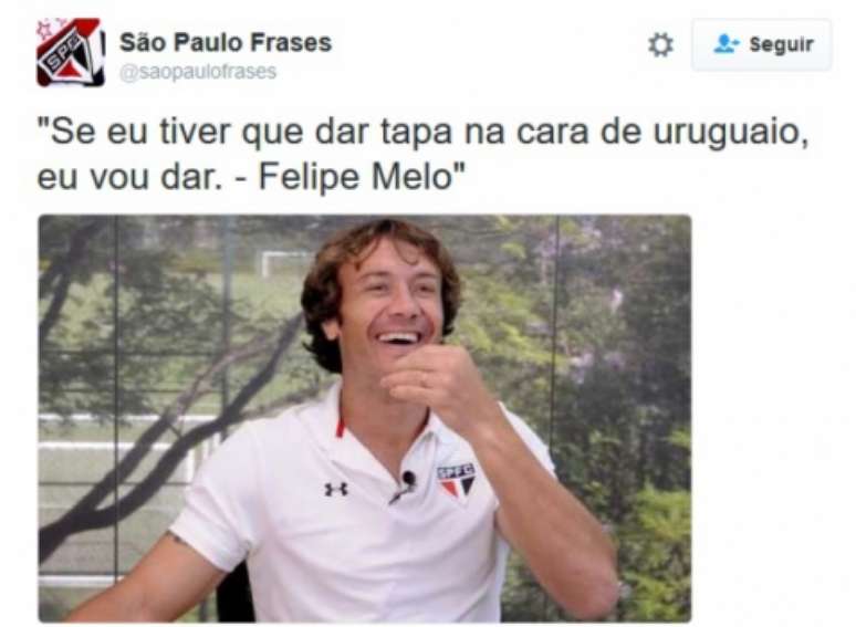 Os melhores memes e comentários da apresentação de Felipe Melo