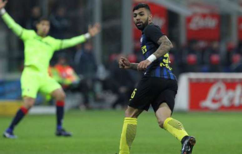 Gabigol foi titular pela primeira vez contra o Bologna (Foto: Divulgação)