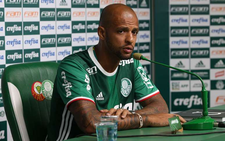 Apresentação de Felipe Melo no Palmeiras