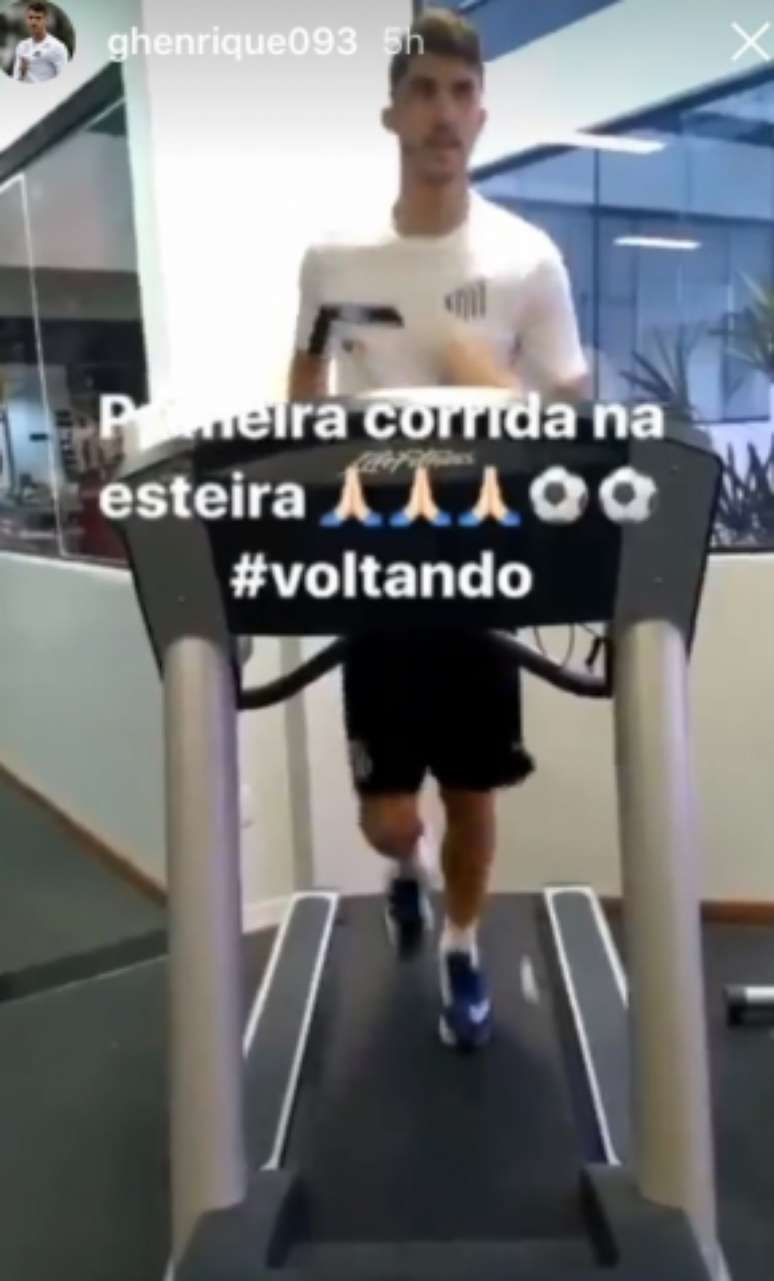 Gustavo Henrique comemora primeira corrida após lesão (Crédito: Reprodução)