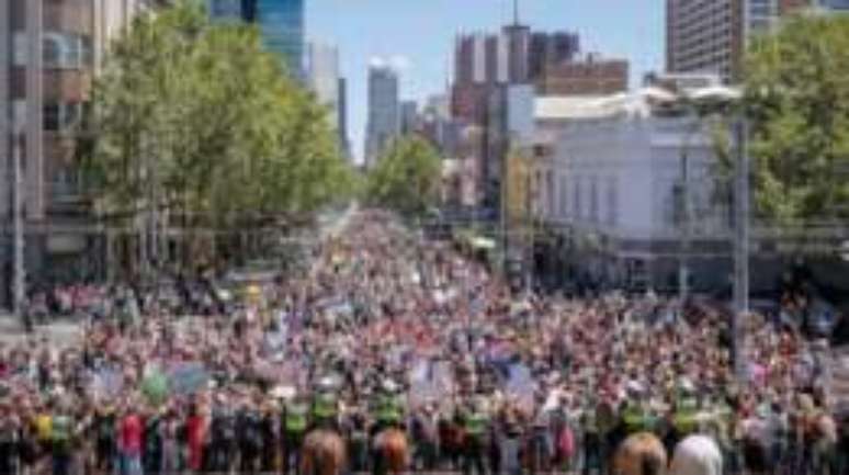 Em Sydney, na Austrália, passeata reuniu 3 mil pessoas