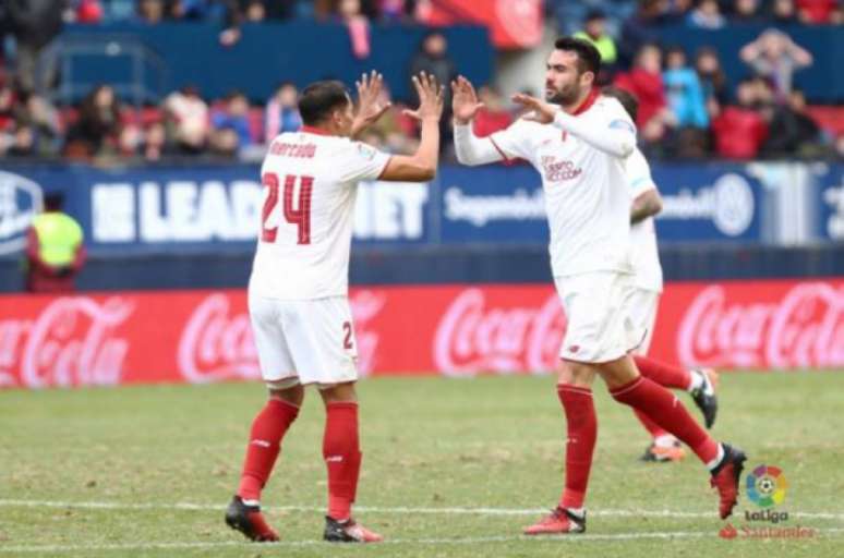 Sevilla chega a 42 pontos na tabela do Espanhol (Foto: Reprodução / Twitter)